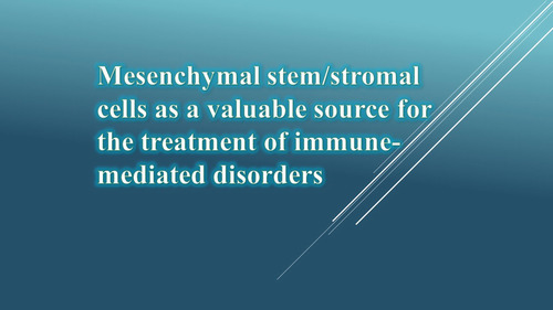 Retraction Note: Mesenchymal stem/stromal cells as a valuable source for the treatment of immune-mediated disorders